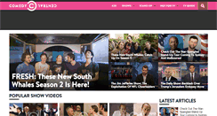 Desktop Screenshot of comedycentral.com.au