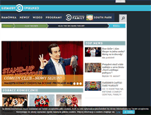 Tablet Screenshot of comedycentral.pl