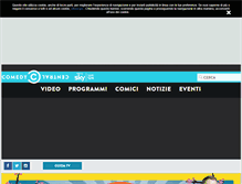 Tablet Screenshot of comedycentral.it